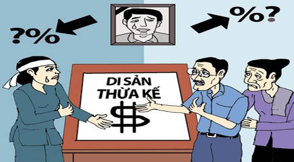 TRANH CHAP DI SAN THUA KE