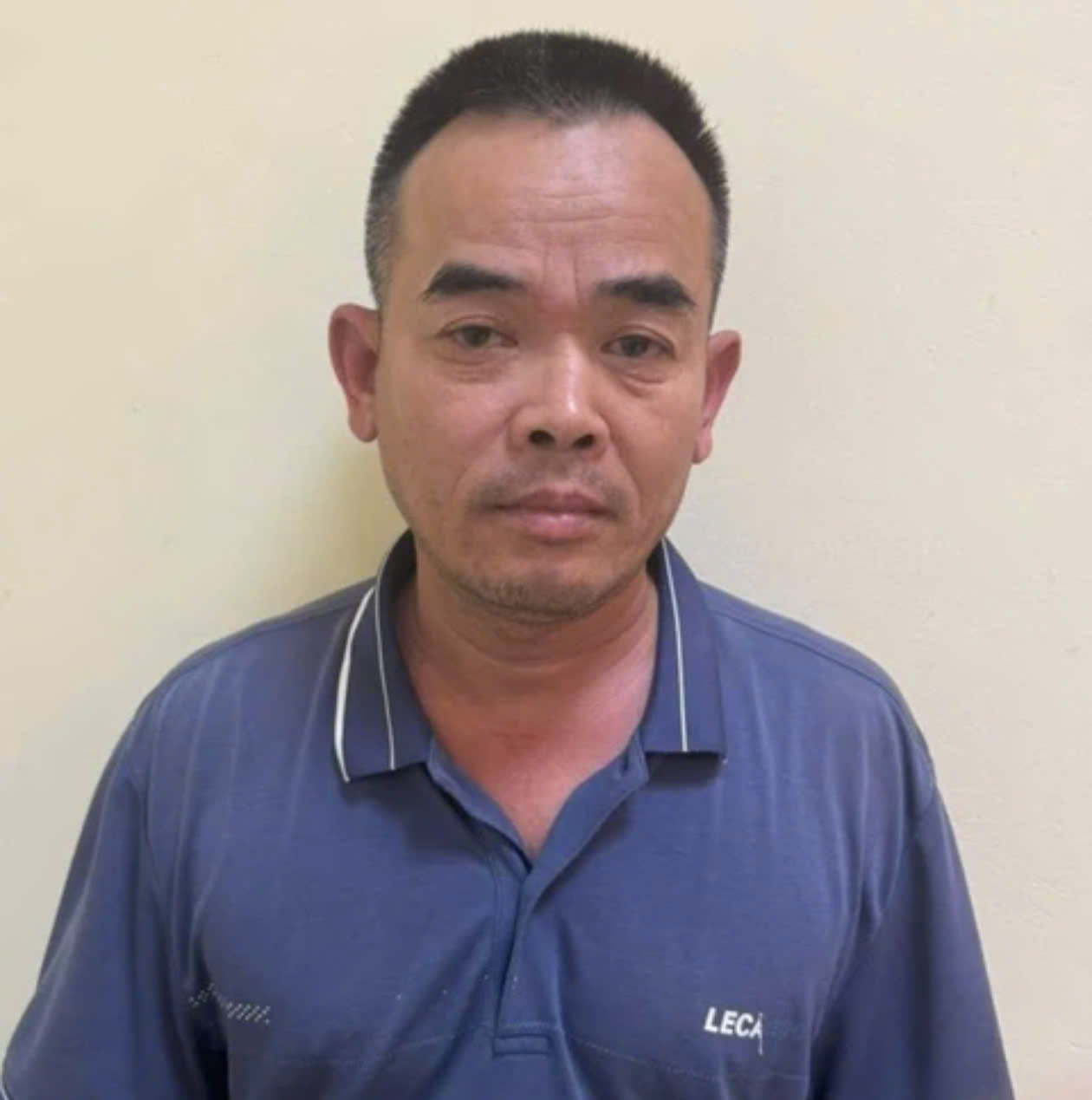 Đối tượng Đinh Văn Long tại cơ quan công an.